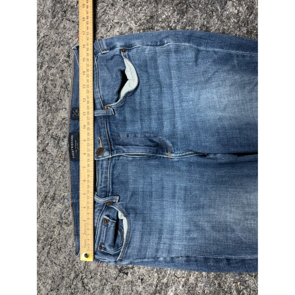 Lucky Brand Mid Rise Sweet Straight Ankle Jeans Blue 10/30 7W12559 - Picture 6 of 14